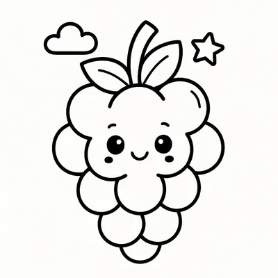 Berries Coloring Page - Free Printable
