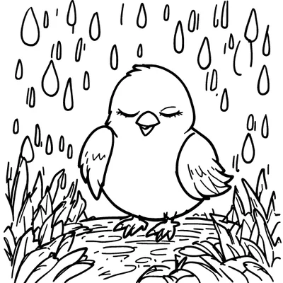 Birds Coloring Page - Free Printable
