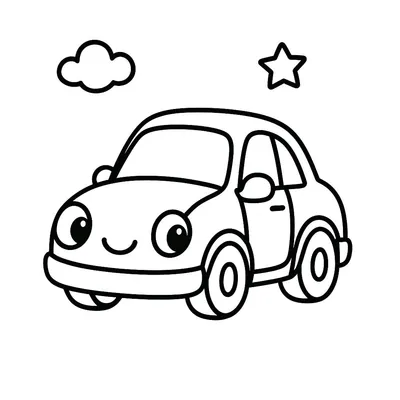 Cars Coloring Page - Free Printable