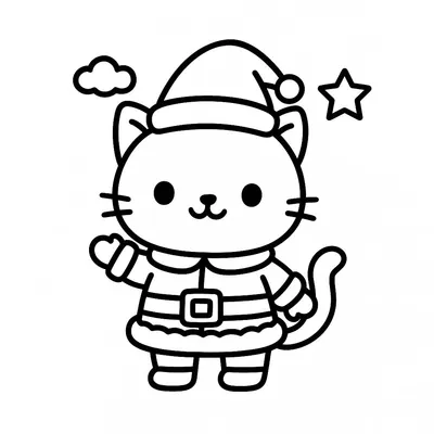 Christmas Coloring Page - Free Printable