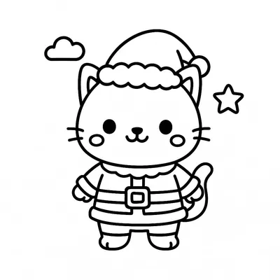 Christmas Coloring Page - Free Printable