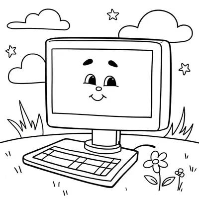 Computer to Color - Free Drawing