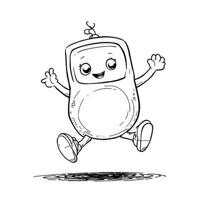 Consoles Coloring Page - Free Printable
