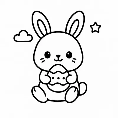 Easter Coloring Page - Free Printable
