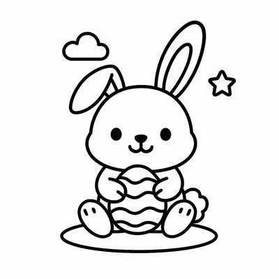 Easter Coloring Page - Free Printable