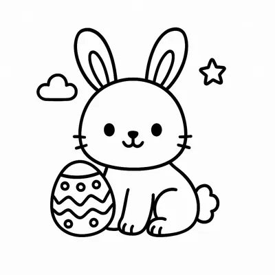 Easter Coloring Page - Free Printable