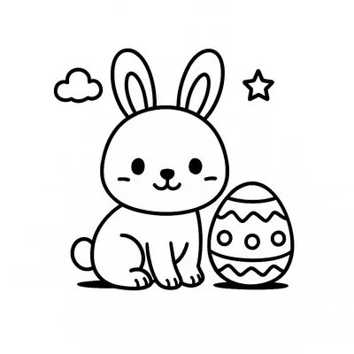 Easter Coloring Page - Free Printable