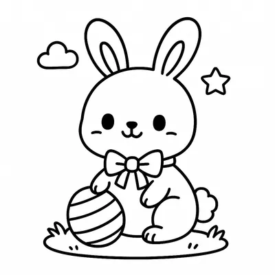 Easter Coloring Page - Free Printable