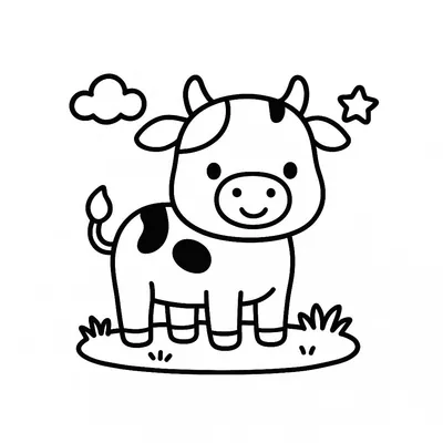 Farm Coloring Page - Free Printable