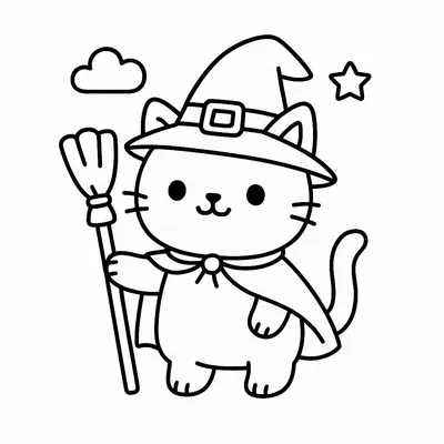 Halloween Coloring Page - Free Printable