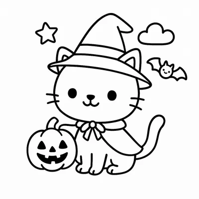 Halloween Coloring Page - Free Printable