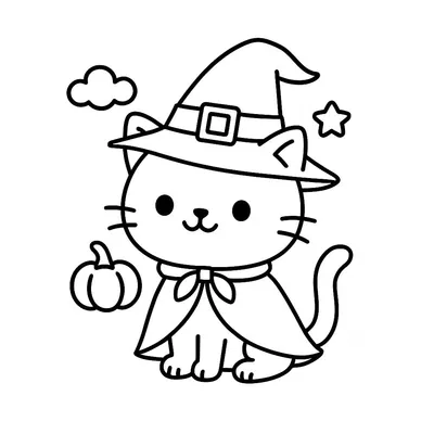 Halloween Coloring Page - Free Printable