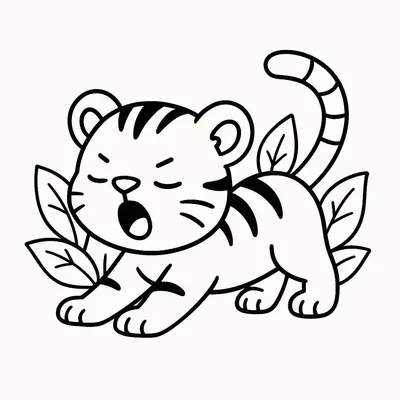 Jungle Coloring Page - Free Printable