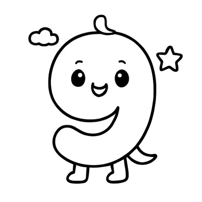 Number 9 Coloring Page - Free Printable