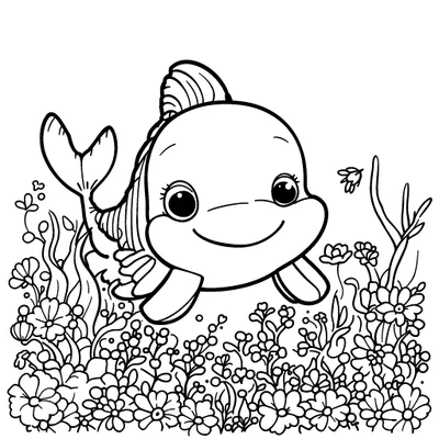 Ocean Coloring Page - Free Printable