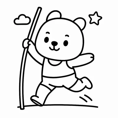 Olympic Sports Coloring Page - Free Printable
