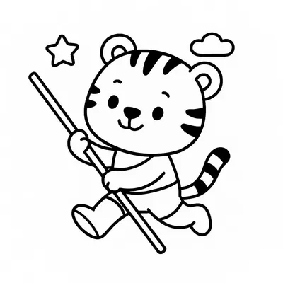Olympic Sports Coloring Page - Free Printable