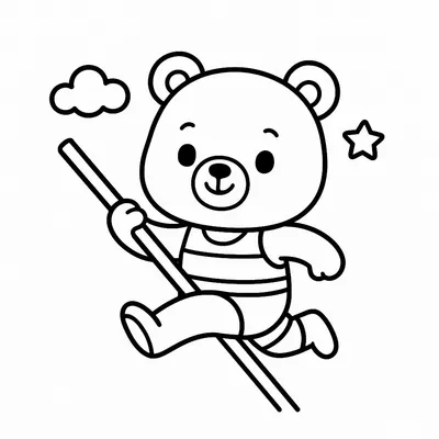 Olympic Sports Coloring Page - Free Printable
