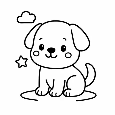 Pets Coloring Page - Free Printable