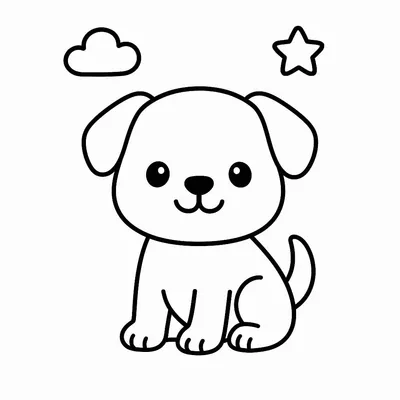 Pets Coloring Page - Free Printable