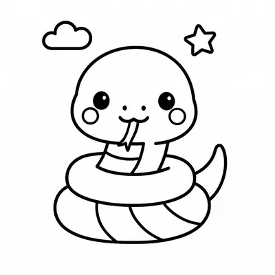 Snacks Coloring Page - Free Printable