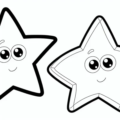 Star to Color - Free Drawing