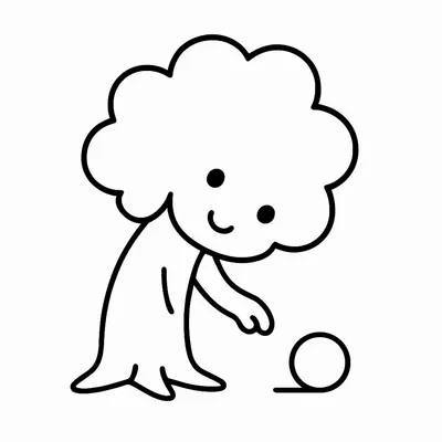 Tree Coloring Page - Free Printable