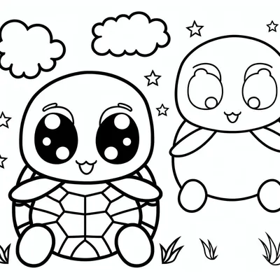 Turtle to Color - Free Drawing