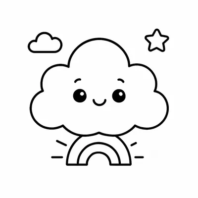 Weather Coloring Page - Free Printable